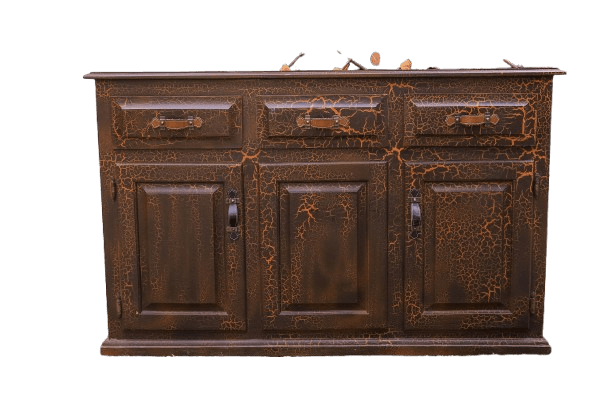 Crackled Sideboard